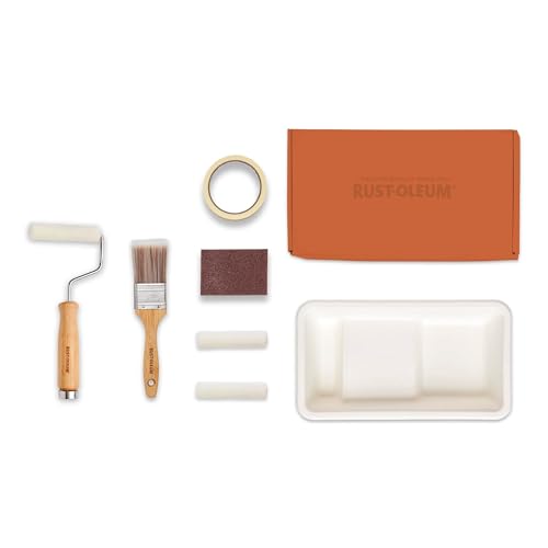 Rust-Oleum Bereit Zum Rollen - Öko-Farbset (Klein) - Badezimmer Fliesenlack Hochglanz Statements von Rust-Oleum