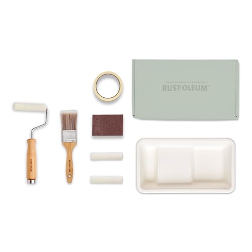 Rust-Oleum Bereit Zum Rollen - Öko-Farbset (Klein) - Küchenfliesenlack Hochglanz Frische Grüntöne von Rust-Oleum