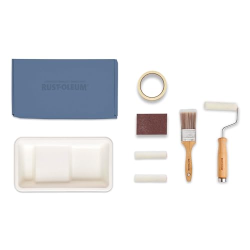 Rust-Oleum Bereit Zum Rollen - Öko-Farbset (Klein) - Matt Möbellack Paint Tiefe Blautöne von Rust-Oleum