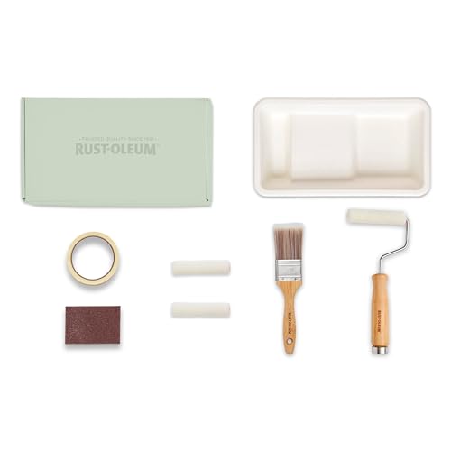 Rust-Oleum Bereit Zum Rollen - Öko-Farbset (Klein) - Seidenglanz Möbellack Paint Frische Grüntöne von Rust-Oleum