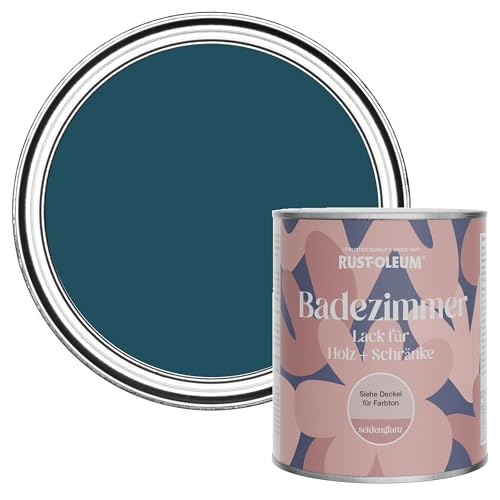 Rust-Oleum Blue Moisture Resistant Bathroom Wood and Cabinet Paint in Satin Finish - COMMODORE BLUE 750ml von Rust-Oleum