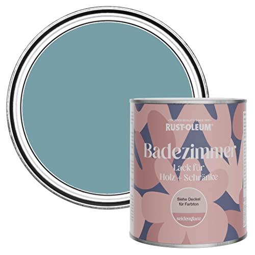 Rust-Oleum Blue Moisture Resistant Bathroom Wood and Cabinet Paint in Satin Finish - Pacific State 750ml von Rust-Oleum