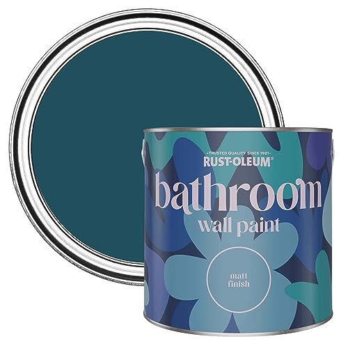 Rust-Oleum Blue Water-Resistant Bathroom Wall & Ceiling Paint - Commodore Blue 2.5L von Rust-Oleum