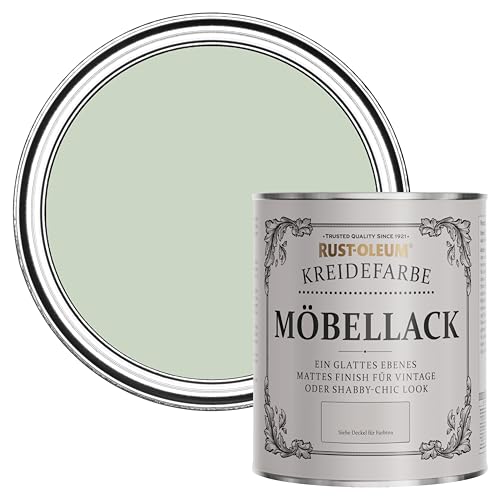 Rust-Oleum weiß Möbel- und Sockelleistenfarbe Kreidefarbe - Lorbeer Grün 750ml von Rust-Oleum