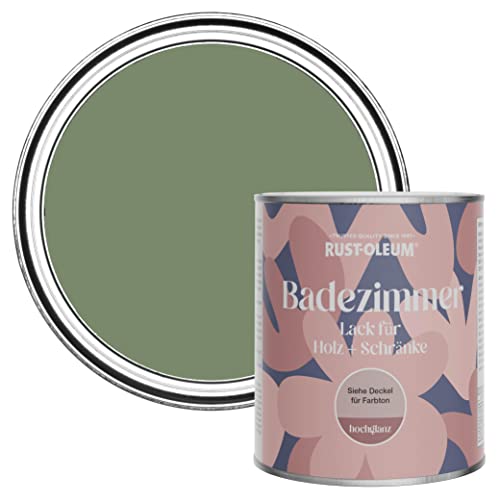 Rust-Oleum Feuchtigkeitsresistenter Badezimmerlack für Holz und Schränke in hochglänzendem Finish - Buchsbaum 750ml Rust-Oleum Feuchtigkeitsresistenter Badezimmerlack für Holz und Schränke in hochglänzendem Finish - Buchsbaum 750ml von Rust-Oleum