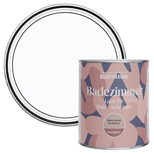 Rust-Oleum Feuchtigkeitsresistenter Badezimmerlack für Holz und Schränke in hochglänzendem Finish - Eiskappe 750ml Rust-Oleum Feuchtigkeitsresistenter Badezimmerlack für Holz und Schränke in hochglänzendem Finish - Eiskappe 750ml von Rust-Oleum