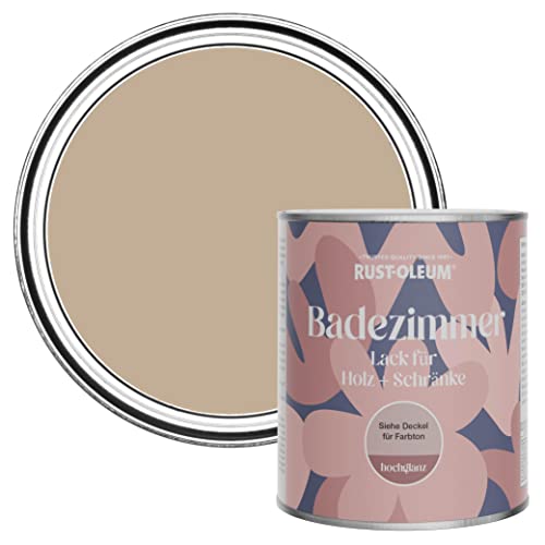 Rust-Oleum Feuchtigkeitsresistenter Badezimmerlack für Holz und Schränke in hochglänzendem Finish - Gesalzenes Karamell 750ml Rust-Oleum Feuchtigkeitsresistenter Badezimmerlack für Holz und Schränke in hochglänzendem Finish - Gesalzenes Karamell 750ml von Rust-Oleum