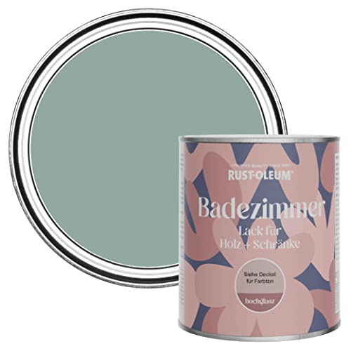Rust-Oleum Feuchtigkeitsresistenter Badezimmerlack für Holz und Schränke in hochglänzendem Finish - Greshamblau 750ml Rust-Oleum Feuchtigkeitsresistenter Badezimmerlack für Holz und Schränke in hochglänzendem Finish - Greshamblau 750ml von Rust-Oleum