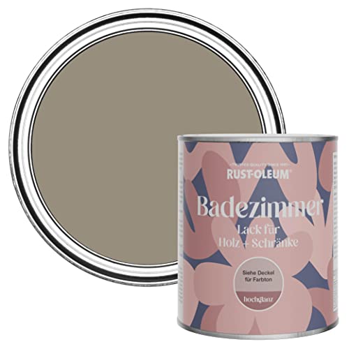 Rust-Oleum Feuchtigkeitsresistenter Badezimmerlack für Holz und Schränke in hochglänzendem Finish - Kakao 750ml Rust-Oleum Feuchtigkeitsresistenter Badezimmerlack für Holz und Schränke in hochglänzendem Finish - Kakao 750ml von Rust-Oleum
