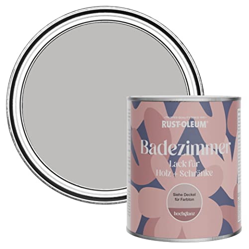 Rust-Oleum Feuchtigkeitsresistenter Badezimmerlack für Holz und Schränke in hochglänzendem Finish - Kiesel 750ml Rust-Oleum Feuchtigkeitsresistenter Badezimmerlack für Holz und Schränke in hochglänzendem Finish - Kiesel 750ml von Rust-Oleum