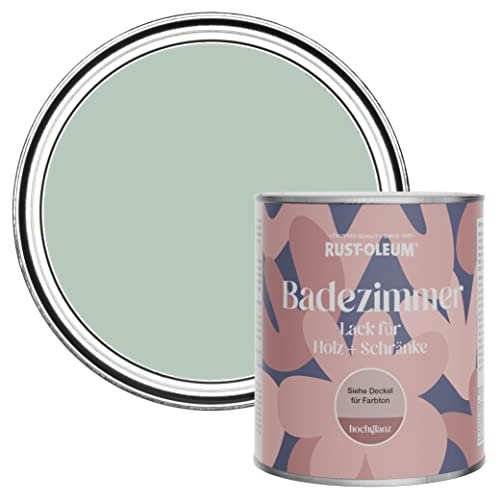 Rust-Oleum Feuchtigkeitsresistenter Badezimmerlack für Holz und Schränke in hochglänzendem Finish - Pastellgrün 750ml Rust-Oleum Feuchtigkeitsresistenter Badezimmerlack für Holz und Schränke in hochglänzendem Finish - Pastellgrün 750ml von Rust-Oleum
