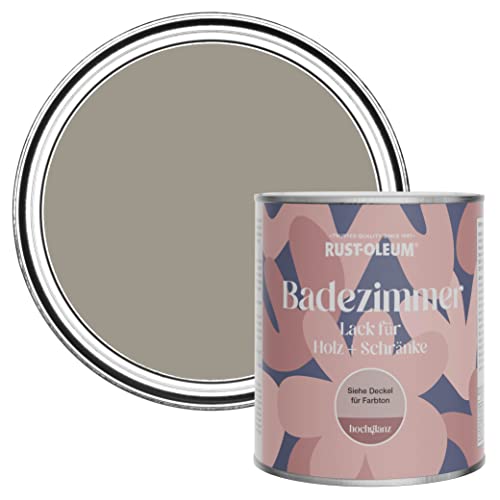 Rust-Oleum Feuchtigkeitsresistenter Badezimmerlack für Holz und Schränke in hochglänzendem Finish - Trüffel 750ml Rust-Oleum Feuchtigkeitsresistenter Badezimmerlack für Holz und Schränke in hochglänzendem Finish - Trüffel 750ml von Rust-Oleum