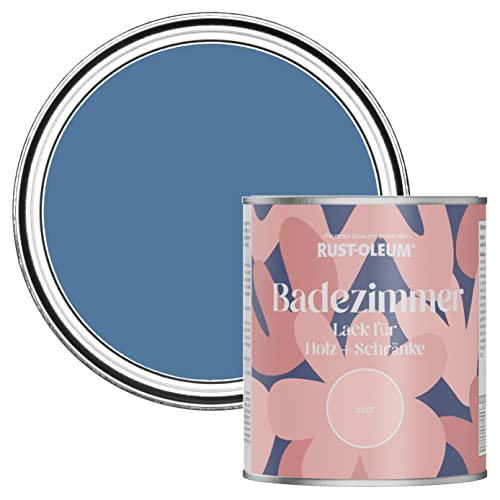 Rust-Oleum Feuchtigkeitsresistenter Badezimmerlack für Holz und Schränke in mattem Finish -Blaue Seide 750ml Rust-Oleum Feuchtigkeitsresistenter Badezimmerlack für Holz und Schränke in mattem Finish -Blaue Seide 750ml von Rust-Oleum