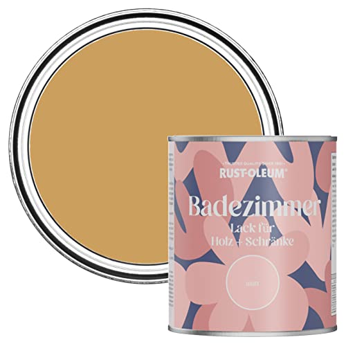 Rust-Oleum Feuchtigkeitsresistenter Badezimmerlack für Holz und Schränke in mattem Finish -Dijon 750ml Rust-Oleum Feuchtigkeitsresistenter Badezimmerlack für Holz und Schränke in mattem Finish -Dijon 750ml von Rust-Oleum