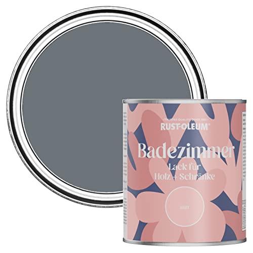 Rust-Oleum Feuchtigkeitsresistenter Badezimmerlack für Holz und Schränke in mattem Finish -Marinegrau 750ml Rust-Oleum Feuchtigkeitsresistenter Badezimmerlack für Holz und Schränke in mattem Finish -Marinegrau 750ml von Rust-Oleum