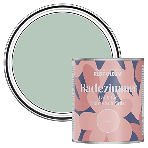 Rust-Oleum Feuchtigkeitsresistenter Badezimmerlack für Holz und Schränke in mattem Finish -Pastellgrün 750ml Rust-Oleum Feuchtigkeitsresistenter Badezimmerlack für Holz und Schränke in mattem Finish -Pastellgrün 750ml von Rust-Oleum