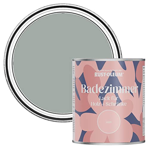 Rust-Oleum Feuchtigkeitsresistenter Badezimmerlack für Holz und Schränke in mattem Finish -Urbangrau 750ml von Rust-Oleum