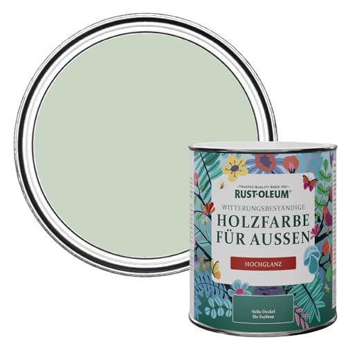 Rust-Oleum Gartenfarbe, schimmelresistent, hochglanz, 750 ml, Lorbeer Grün von Rust-Oleum