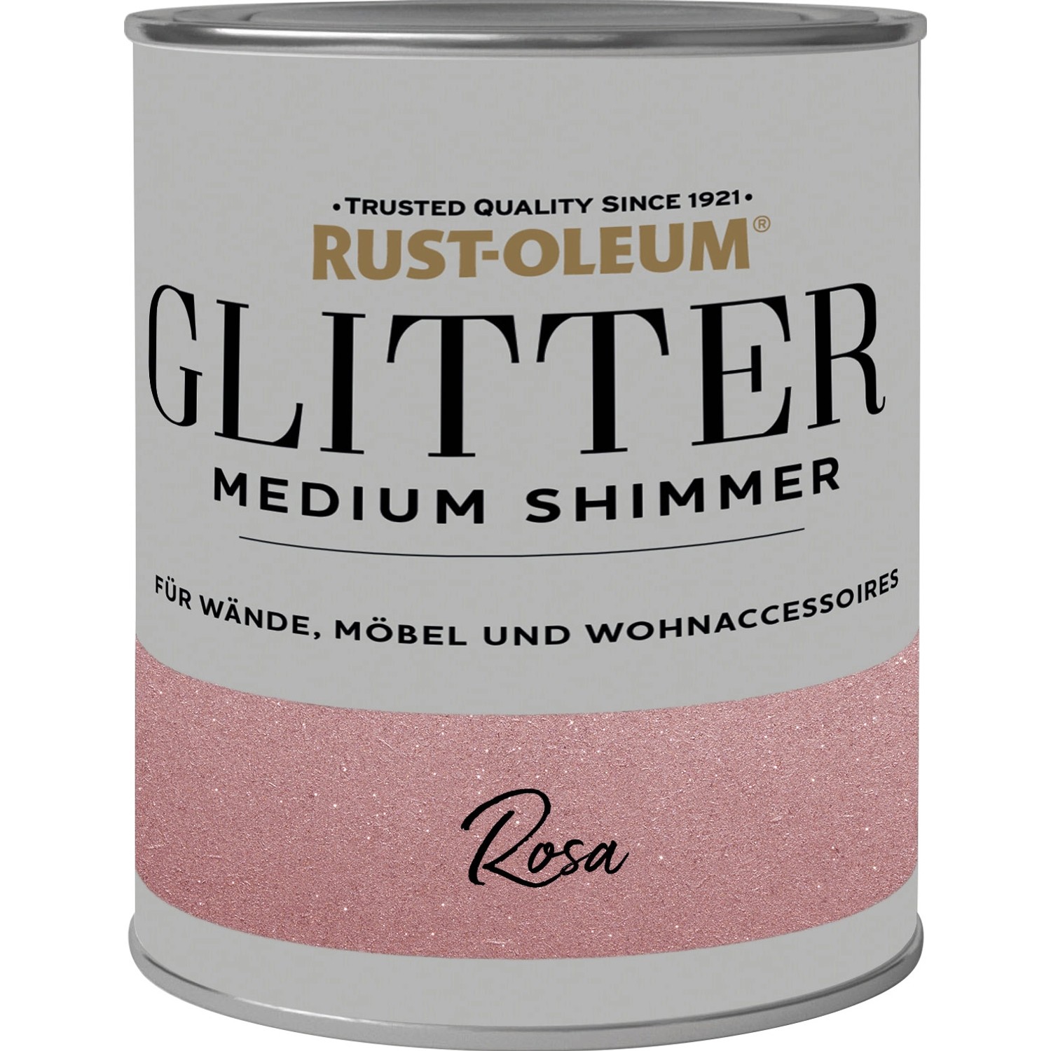 Rust-Oleum Glitzerfarbe Medium Shimmer Rosa 750 ml von Rust-Oleum
