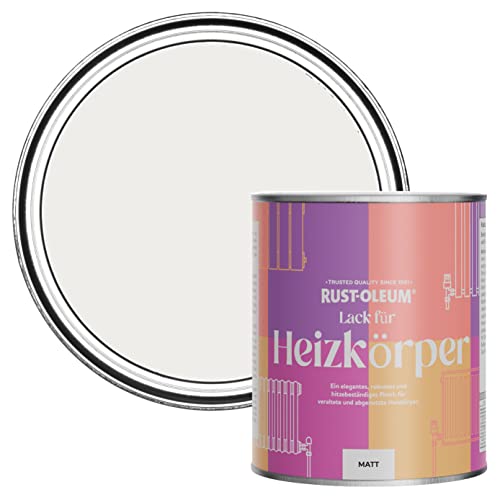 Rust-Oleum Grau Hitzebeständiger Heizkörperlack in mattem Finish - Fleur 750ml von Rust-Oleum