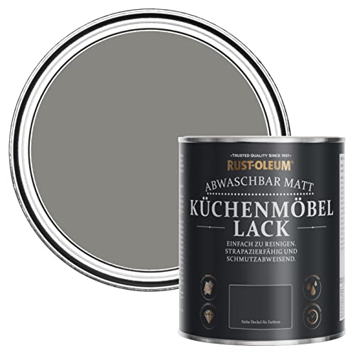 Rust-Oleum Grau Küchenmöbellack in mattem Finish - Beton Grau 750ml von Rust-Oleum