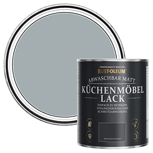 Rust-Oleum Grau Küchenmöbellack in mattem Finish - Mineralgrau 750ml von Rust-Oleum