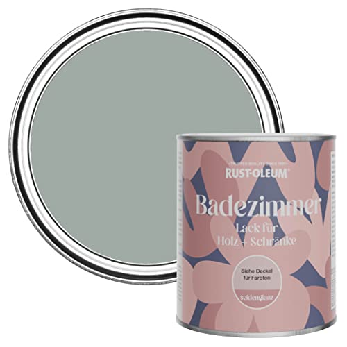 Rust-Oleum Grey Moisture Resistant Bathroom Wood and Cabinet Paint in Satin Finish - Pitch Grey 750ml von Rust-Oleum