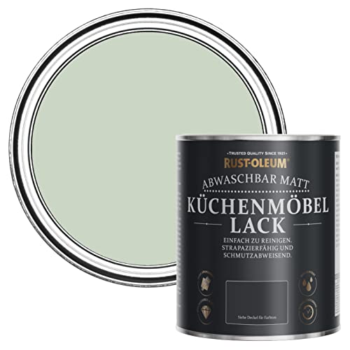 Rust-Oleum Grün Küchenmöbellack in mattem Finish - Lorbeer Grün 750ml von Rust-Oleum