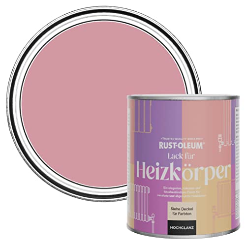 Rust-Oleum Hitzebeständiger Heizkörperlack in hochglänzendem Finish - Altrosa 750ml von Rust-Oleum