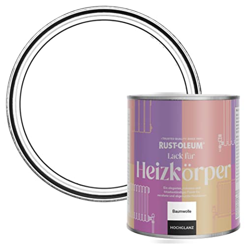 Rust-Oleum Hitzebeständiger Heizkörperlack in hochglänzendem Finish - Baumwolle 750ml Rust-Oleum Hitzebeständiger Heizkörperlack in hochglänzendem Finish - Baumwolle 750ml von Rust-Oleum