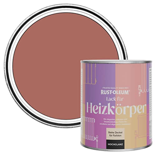 Rust-Oleum Hitzebeständiger Heizkörperlack in hochglänzendem Finish - Lachsrosa 750ml von Rust-Oleum