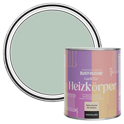Rust-Oleum Hitzebeständiger Heizkörperlack in hochglänzendem Finish - Pastellgrün 750ml von Rust-Oleum