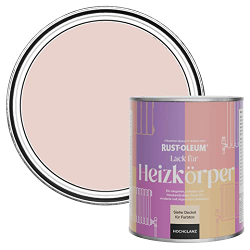 Rust-Oleum Hitzebeständiger Heizkörperlack in hochglänzendem Finish - Rosa Sekt 750ml von Rust-Oleum