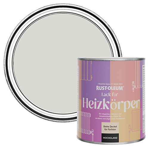 Rust-Oleum Hitzebeständiger Heizkörperlack in hochglänzendem Finish - Wintergrau 750ml von Rust-Oleum