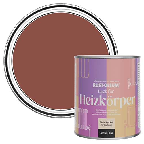 Rust-Oleum Hitzebeständiger Heizkörperlack in hochglänzendem Finish - Ziegelrot 750ml von Rust-Oleum
