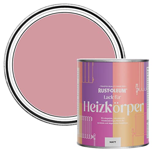 Rust-Oleum Hitzebeständiger Heizkörperlack in mattem Finish -Altrosa 750ml von Rust-Oleum