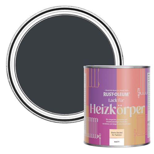 Rust-Oleum Hitzebeständiger Heizkörperlack in mattem Finish -Anthrazit (Ral 7016) 750ml von Rust-Oleum