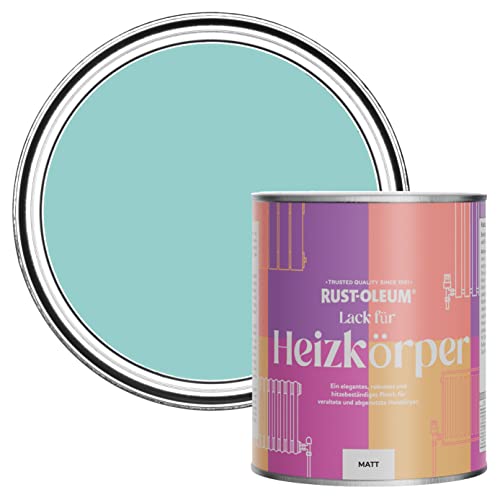Rust-Oleum Hitzebeständiger Heizkörperlack in mattem Finish -Grünblau 750ml von Rust-Oleum