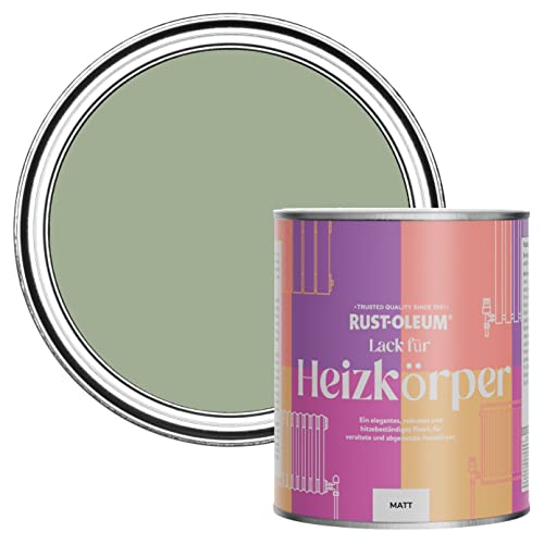Rust-Oleum Hitzebeständiger Heizkörperlack in mattem Finish -Khaki Grün 750ml von Rust-Oleum