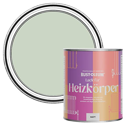 Rust-Oleum Hitzebeständiger Heizkörperlack in mattem Finish -Lorbeer Grün 750ml von Rust-Oleum