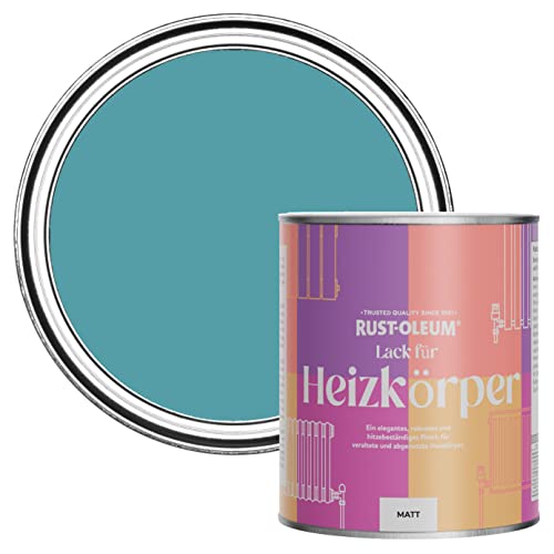 Rust-Oleum Hitzebeständiger Heizkörperlack in mattem Finish -Petrol 750ml von Rust-Oleum