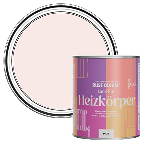 Rust-Oleum Hitzebeständiger Heizkörperlack in mattem Finish -Porzellan Rosa 750ml von Rust-Oleum