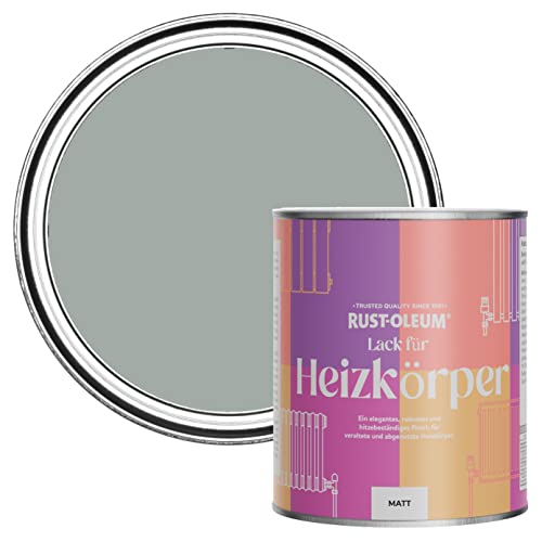 Rust-Oleum Hitzebeständiger Heizkörperlack in mattem Finish -Urbangrau 750ml von Rust-Oleum