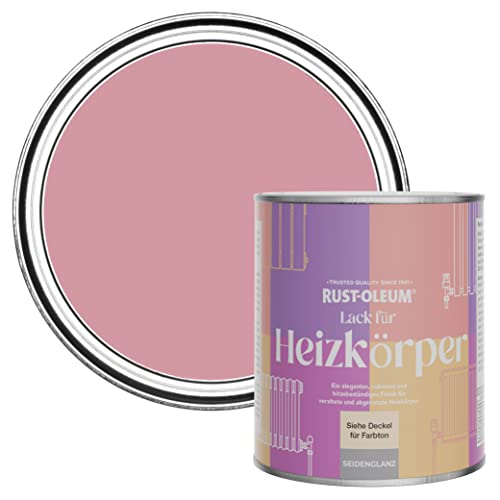 Rust-Oleum Hitzebeständiger Heizkörperlack in seidenglänzendem Finish - Altrosa 750ml von Rust-Oleum