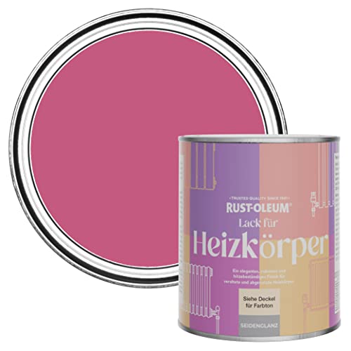 Rust-Oleum Hitzebeständiger Heizkörperlack in seidenglänzendem Finish - Himbeere 750ml von Rust-Oleum