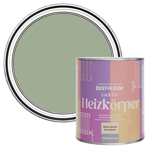 Rust-Oleum Hitzebeständiger Heizkörperlack in seidenglänzendem Finish - Khaki Grün 750ml von Rust-Oleum
