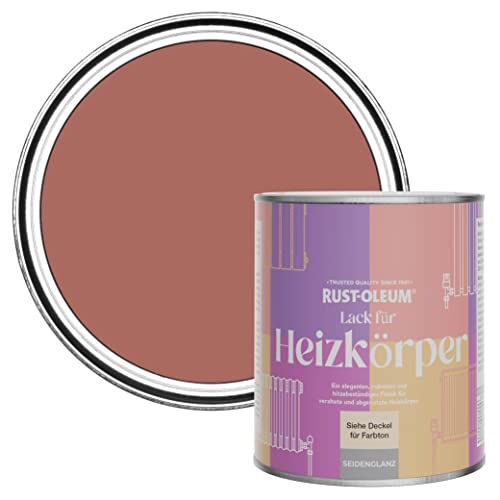 Rust-Oleum Hitzebeständiger Heizkörperlack in seidenglänzendem Finish - Lachsrosa 750ml von Rust-Oleum