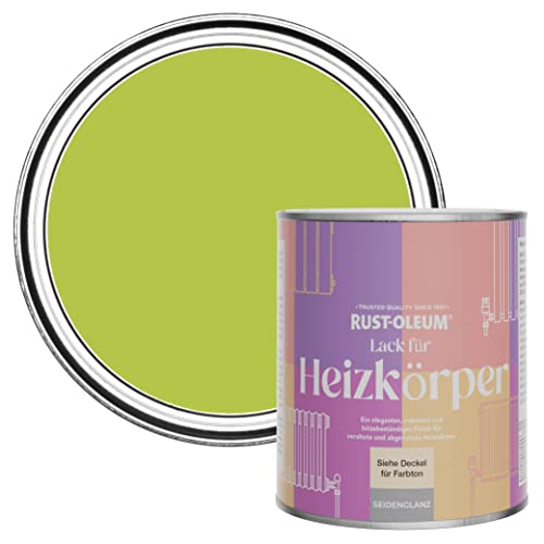 Rust-Oleum Hitzebeständiger Heizkörperlack in seidenglänzendem Finish - Limette 750ml von Rust-Oleum