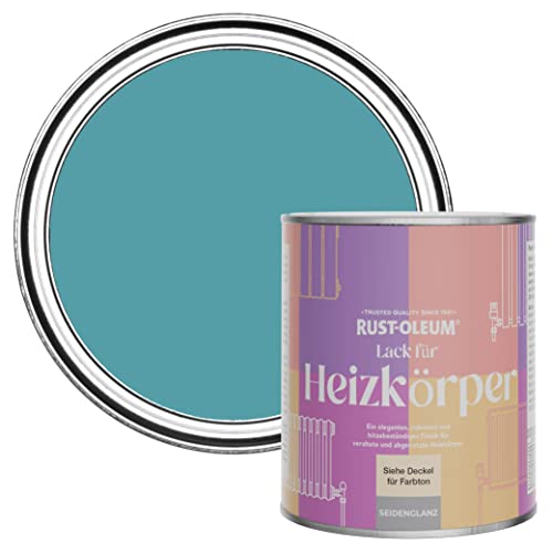 Rust-Oleum Hitzebeständiger Heizkörperlack in seidenglänzendem Finish - Petrol 750ml von Rust-Oleum