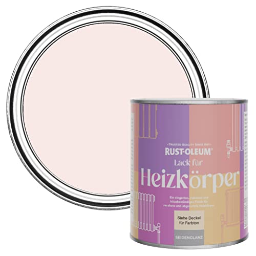 Rust-Oleum Hitzebeständiger Heizkörperlack in seidenglänzendem Finish - Porzellan Rosa 750ml von Rust-Oleum